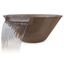 Pentair MagicBowl Water Effects Fountain Bowl w/o Light Niche, Square Bronze | 580049