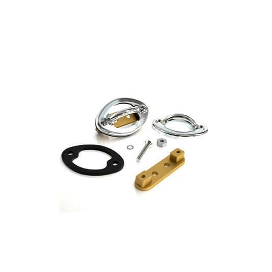 FLAT OVAL ROPE EYE WITH BRACKET