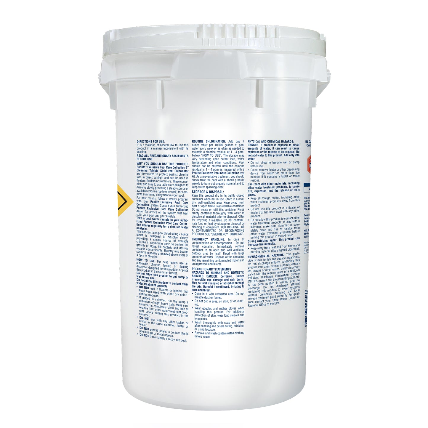 Poolife 3" Cleaning Tablets, 50 lb