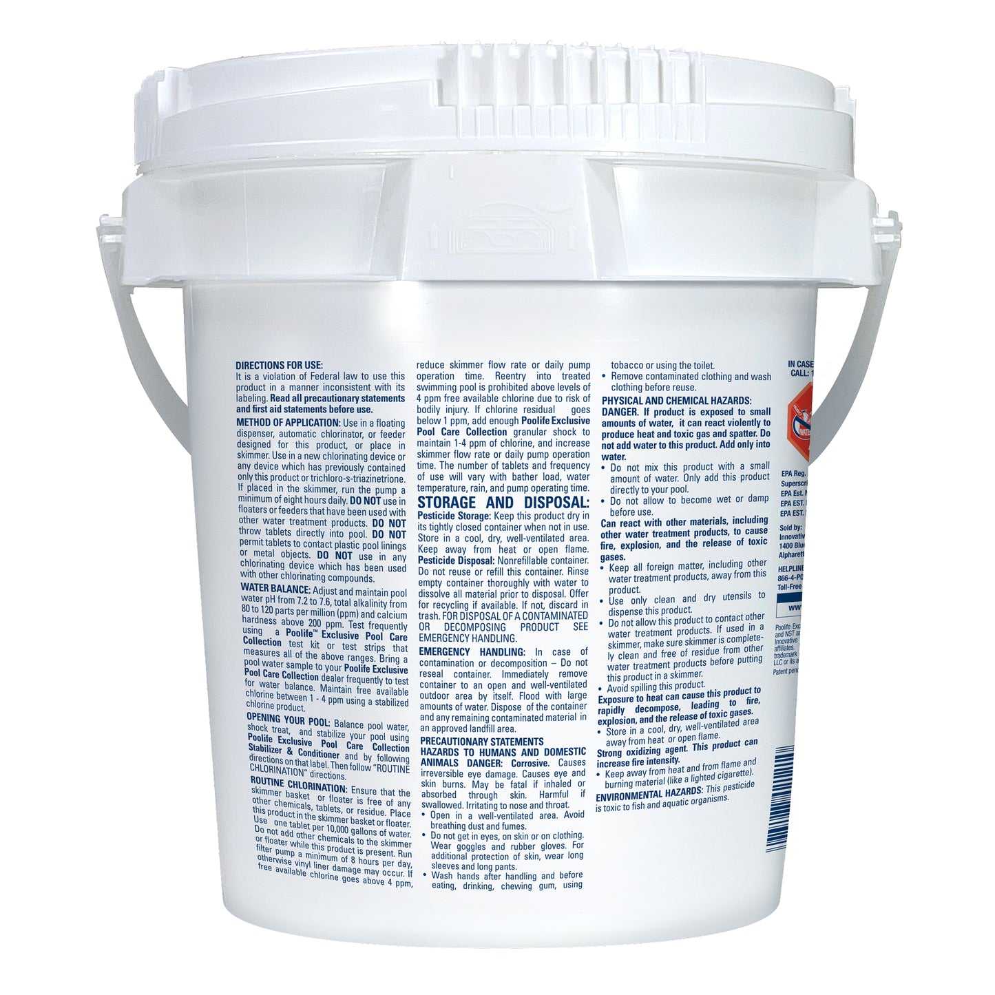 Poolife MPT Extra 3" Chlorinating Tablets, 11 lb