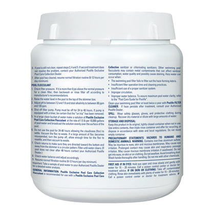 Poolife Flocculant, 2.25 lb