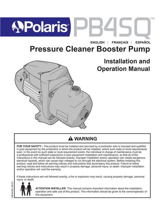 Polaris PB4SQ Booster Pump O-Ring Set w/ Drain Plug | R0734300