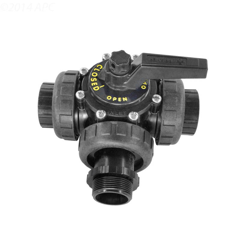 1.5" FPT X FPT X MPT 3 PORT VALVE