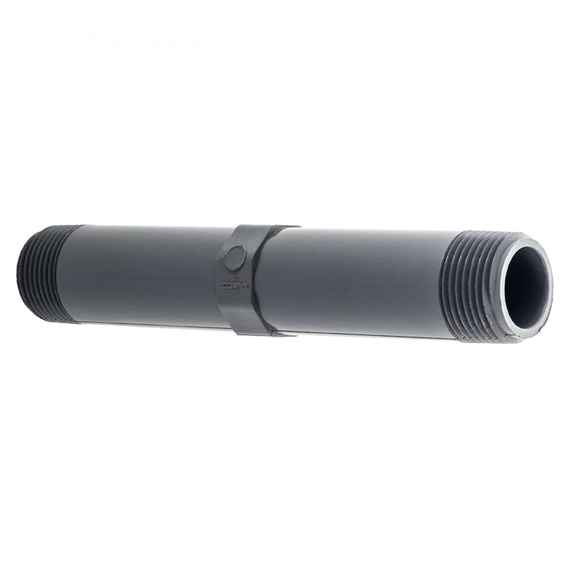 .75" X 6" NIPPLE THREADED SCHEDULE 80 GRAY