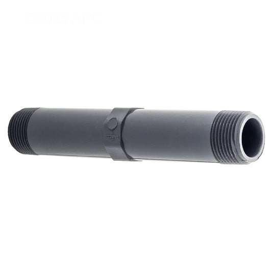 .75" X 6" NIPPLE THREADED SCHEDULE 80 GRAY