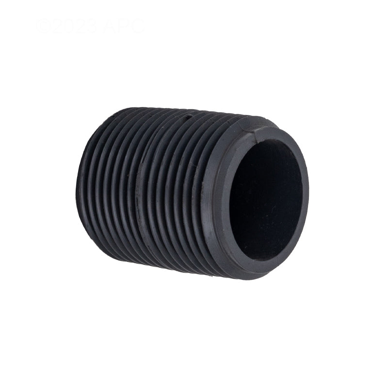 1" X 1.5" NIPPLE THREADED SCHEDULE 80 GRAY