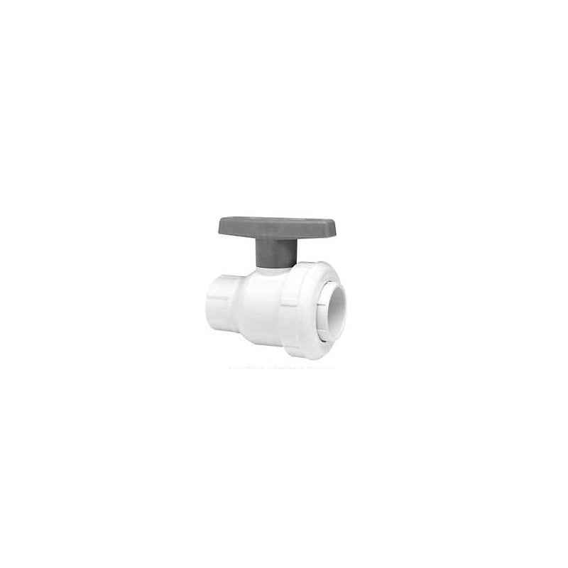 1.5" FPT BALL VALVE WHITE