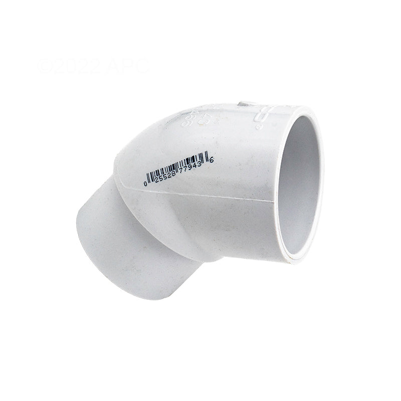 2" SPIGOT X SKT 45 ELBOW STREET