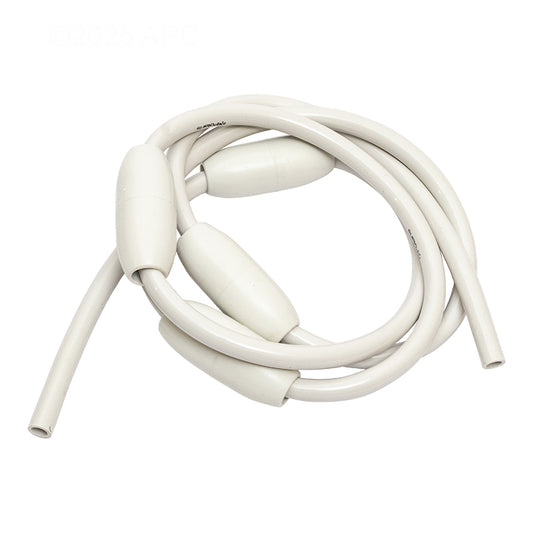 FEED HOSE WITH FLOATS, WHITE