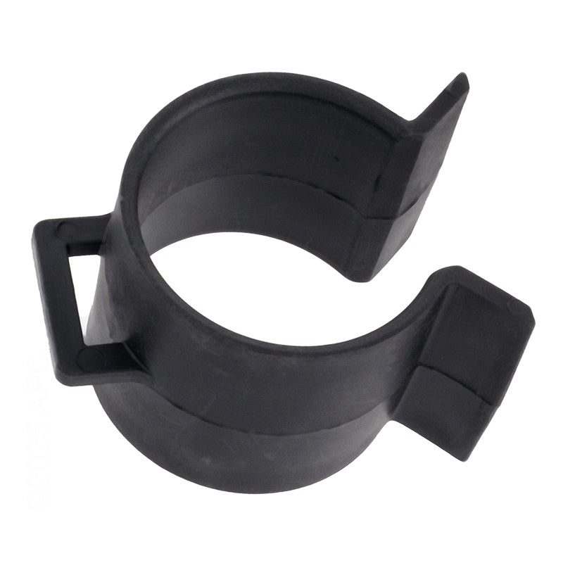 COLLAR, BAG TIE, BLACK
