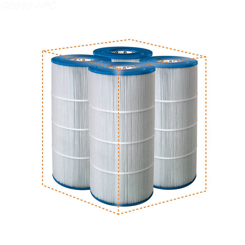 CARTRIDGE 7" X 25 1/2" 106 SQ FT QUAD PACK