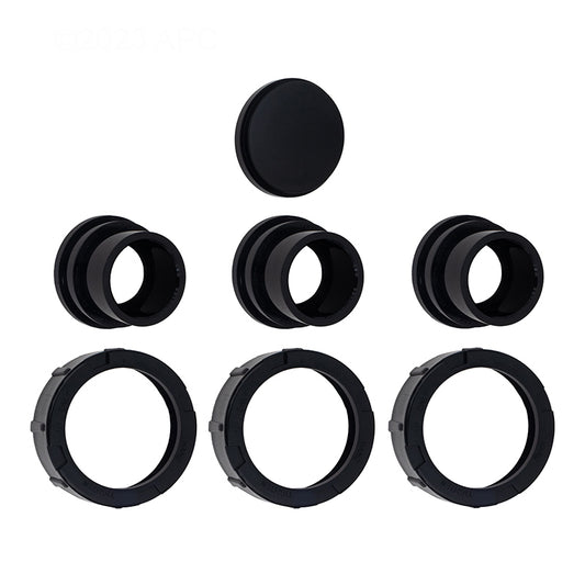 TAILPIECE, CAP & UNION NUT SET