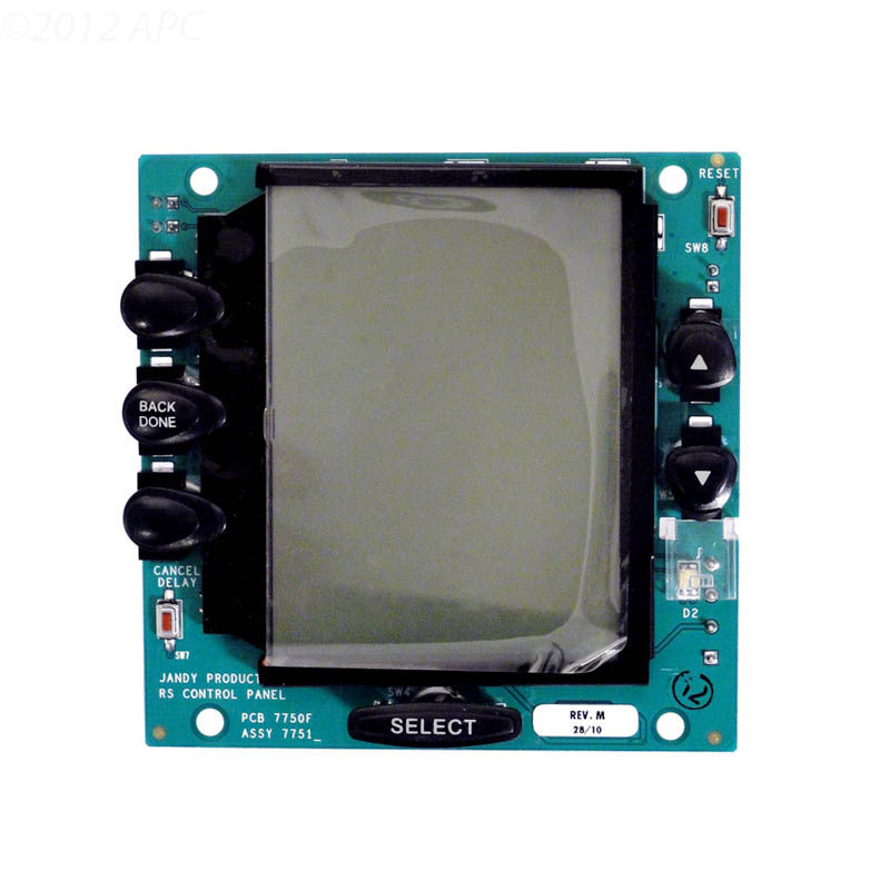 PCB SUB-ASSY W/BLACK BUTTONS