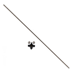 TIE ROD W/ KNOB & LOCK NUTS