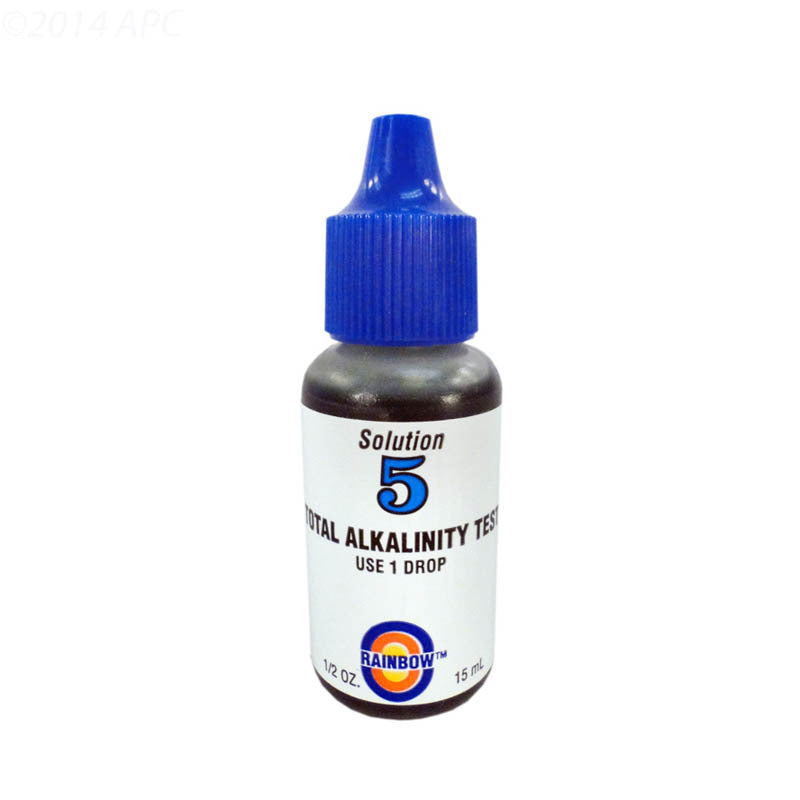 Pentair Rainbow Total Alkalinity Test Solution #5, 1/2 oz | R161203