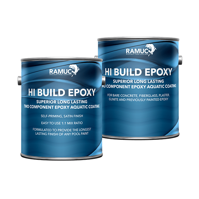 Ramuc EP Hi-Build Premium Epoxy Pool Paint, White, 2 gal | 912231102