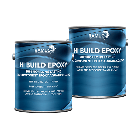 Ramuc EP Hi-Build Premium Epoxy Pool Paint, White, 2 gal | 912231102