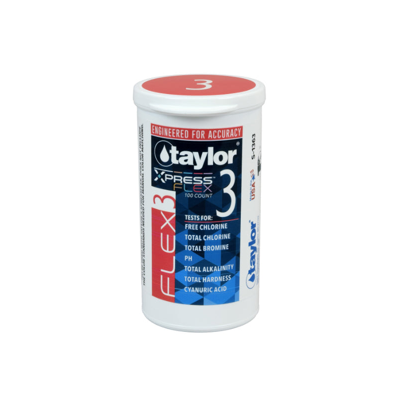Taylor Flex 3 Test Strips for Xpress Flex System - 100/Btl | S-1363-6