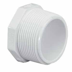 Sch. 40 PVC Plug 1/2 in. MPT | 450-005