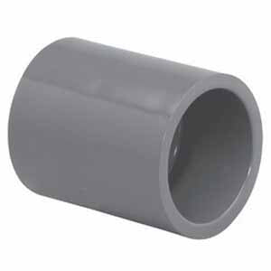 Sch. 80 Gray PVC Coupling 1-1/2 in. Slip | 829-015