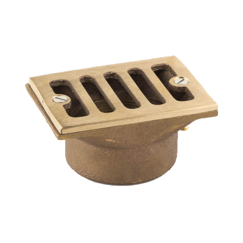2-3/4 X 4 GUTTER DRAIN-BRAS