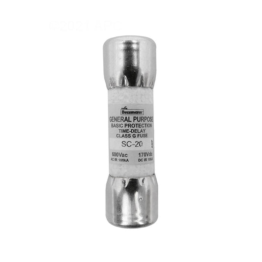 FUSE 20AMP SC SERIES SLOW BLOW