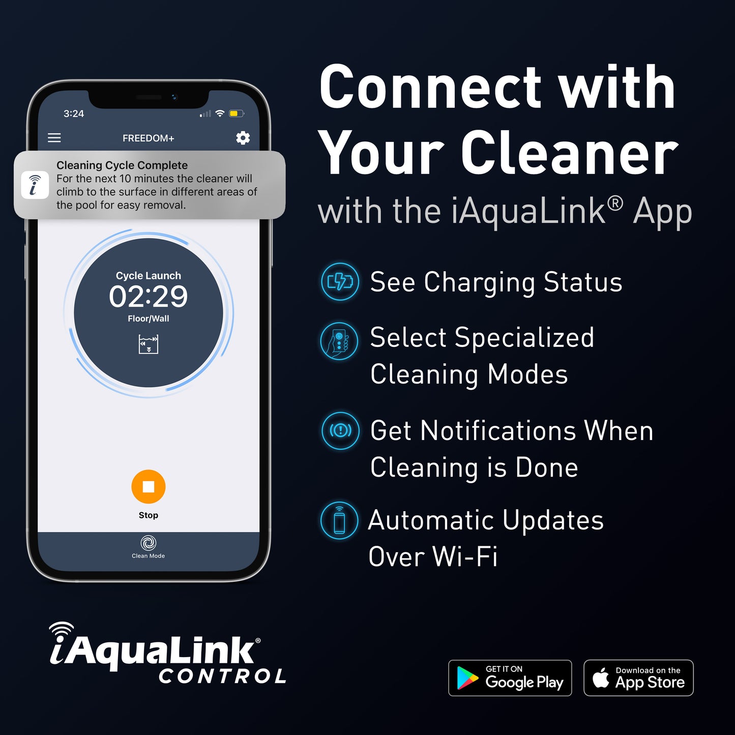 Polaris FREEDOM Plus Cordless Robotic Pool Cleaner