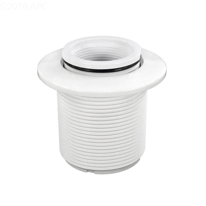 2" INLET FITTING GUNITE WHITE