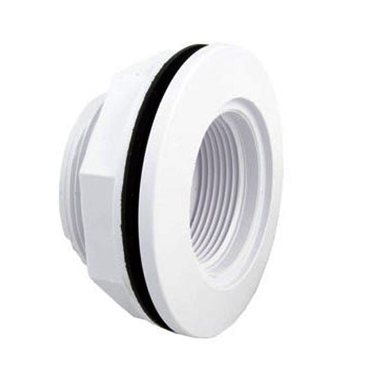 WALL FITTING VINYL FIBERGLASS WHITE HAYWARD 1.5" SKT