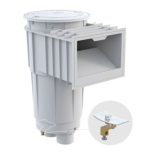 Hayward SkimMaster 2" x 2.5" Gunite Skimmer, Dark Gray | SP1072S2DGR