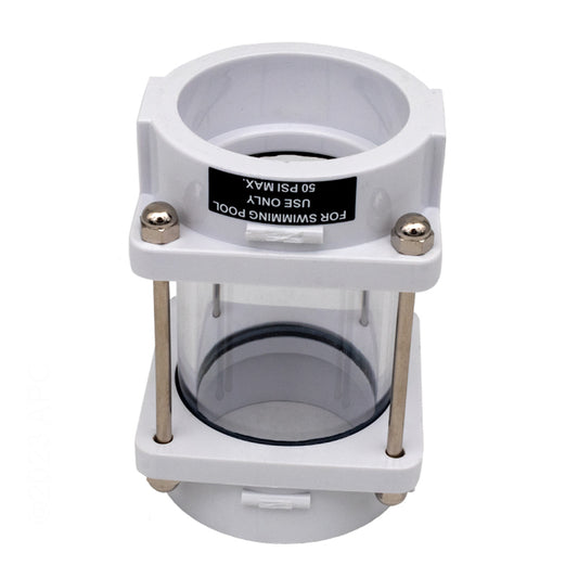 INLINE SIGHT GLASS HORIZONTAL ABS HAYWARD 2" SKT