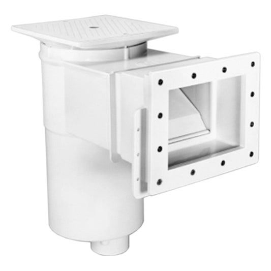 AUTO SKIM IG SKIMMER VINYL FIBERGLASS WHITE HAYWARD 2" FPT SQUARE LID