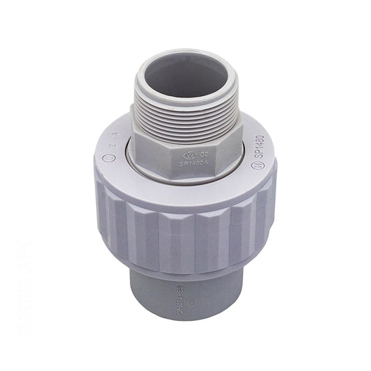 SELF ALIGNING UNION WHITE HAYWARD 1.5" MPT x 1.5" SKT