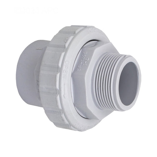 FLUSH UNION 1.5" MPT X 1.5" SKT OR 2" SPIGOT