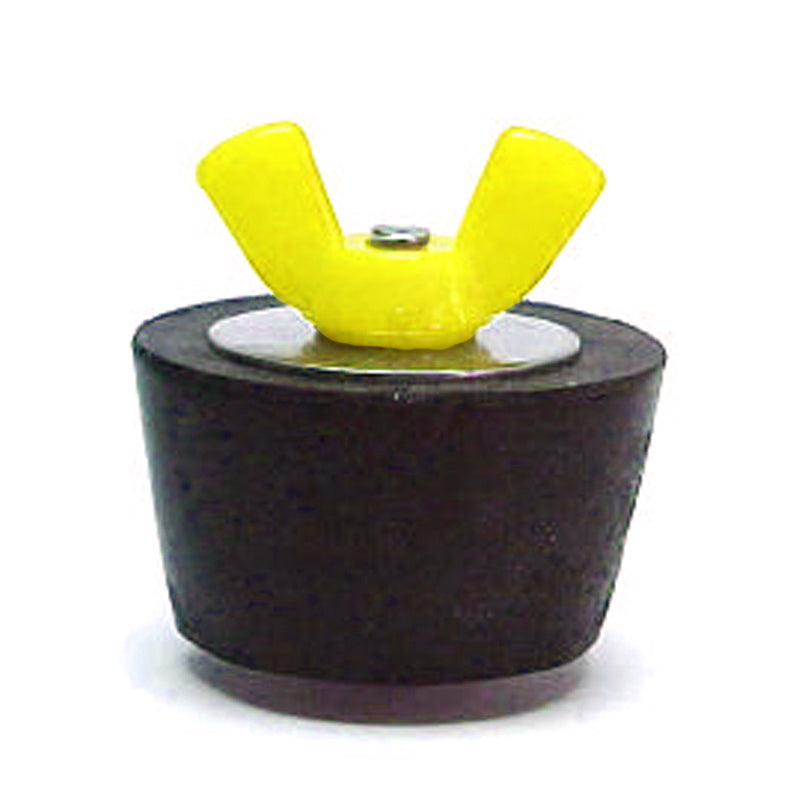 # 7 WINTER PLUG 1.25" PIPE COLORED WINGNUT (YELLOW)