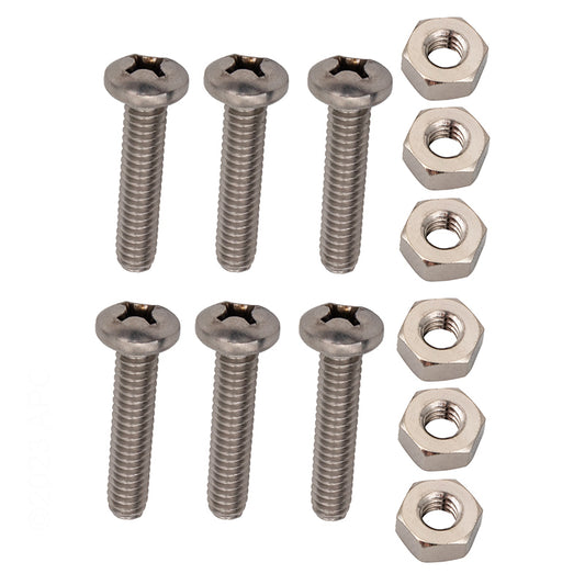 Hayward Cover Screw w/ Nut, 6/Pack | SPX0710Z1A