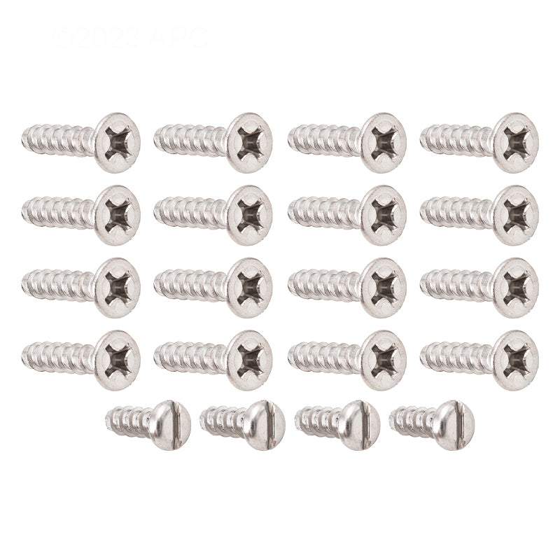 Hayward Skimmer Face Plate Screw Set | SPX1085Z1A