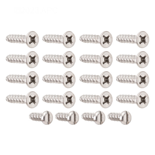 Hayward Skimmer Face Plate Screw Set | SPX1085Z1A