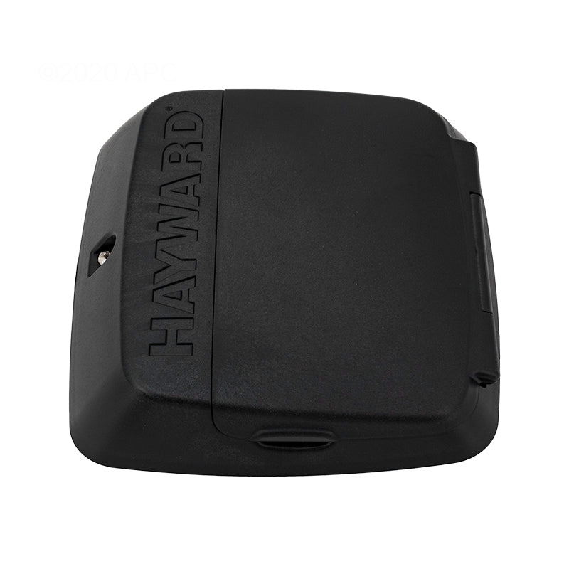 The Hayward SPX3200LCD Variable Speed Pump Display is a rectangular, black control box with embossed Hayward branding and a digital display for precise pool pump control. Compatible with the Hayward SPX3200LCD series.