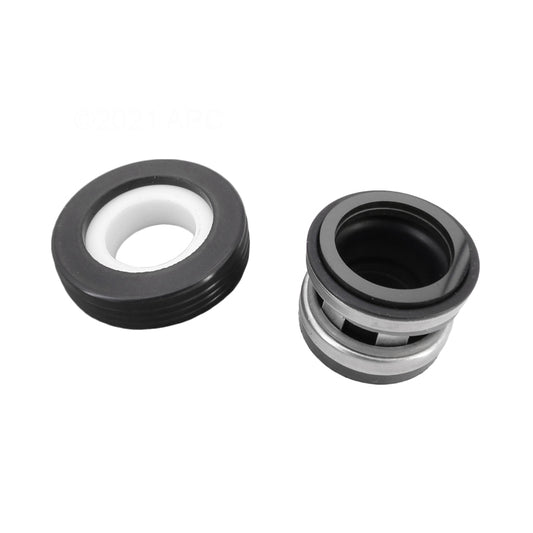 Two Hayward TriStar Viton Seal Assembly (SPX4000SAV) components by HAYWARD, featuring black outer rings and white/metal inner parts, are displayed on a white background.