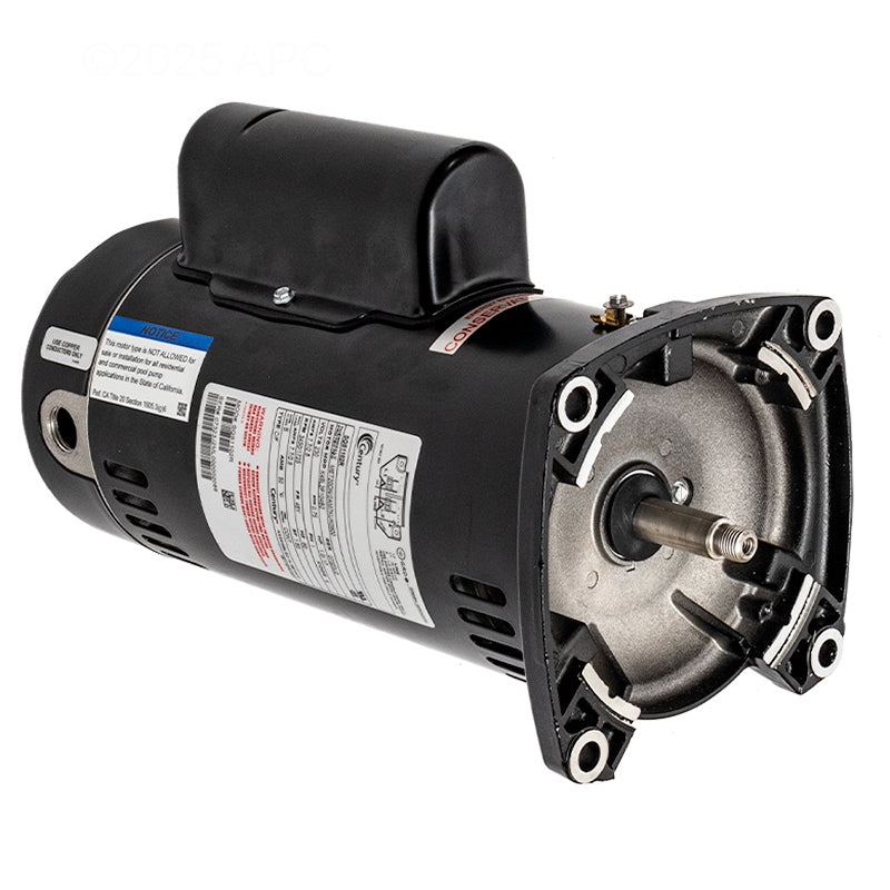 Century Pool Pump Motor Square Flange 1HP 2-Speed 230V 48Y Frame | SQS1102R