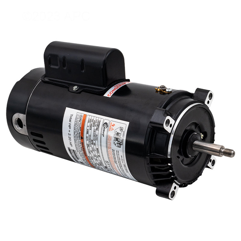 Century Pool Pump Motor Threaded Shaft 2HP 1-Speed 230V 56J Frame | ST1202