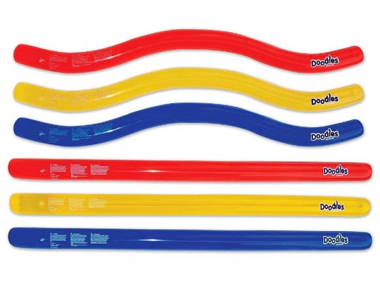 Swimline 72" Doodles Inflatable Pool Noodles, 6/Pack | 9008