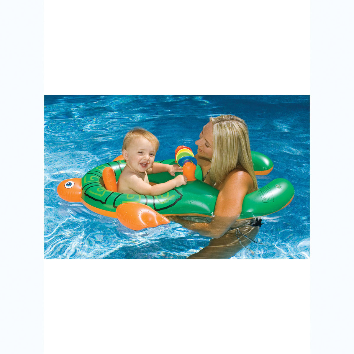 Swimline 40" Me & You Turtle Baby Seat Pool Float | 90251