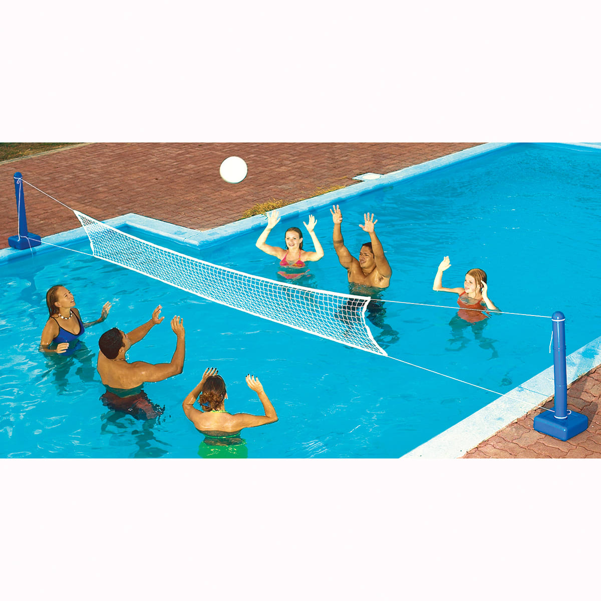 Swimline Cross I/G Pool Fun Volleyball Net Game Water Set | 9186