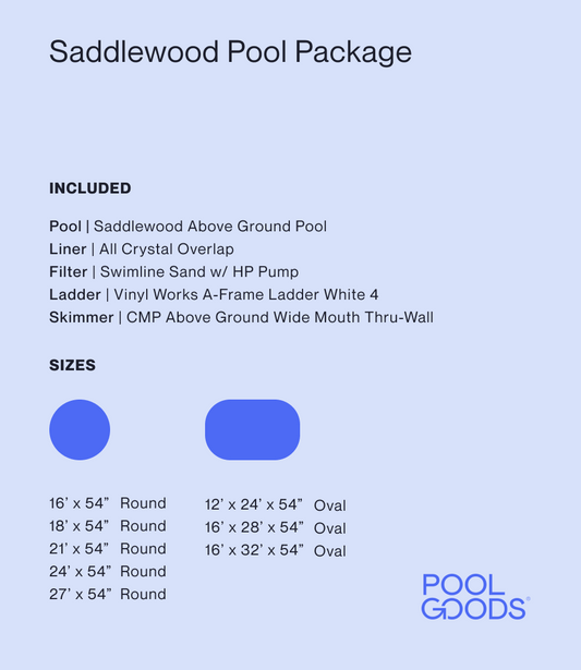 Saddlewood Pool  Package - HS163254SI