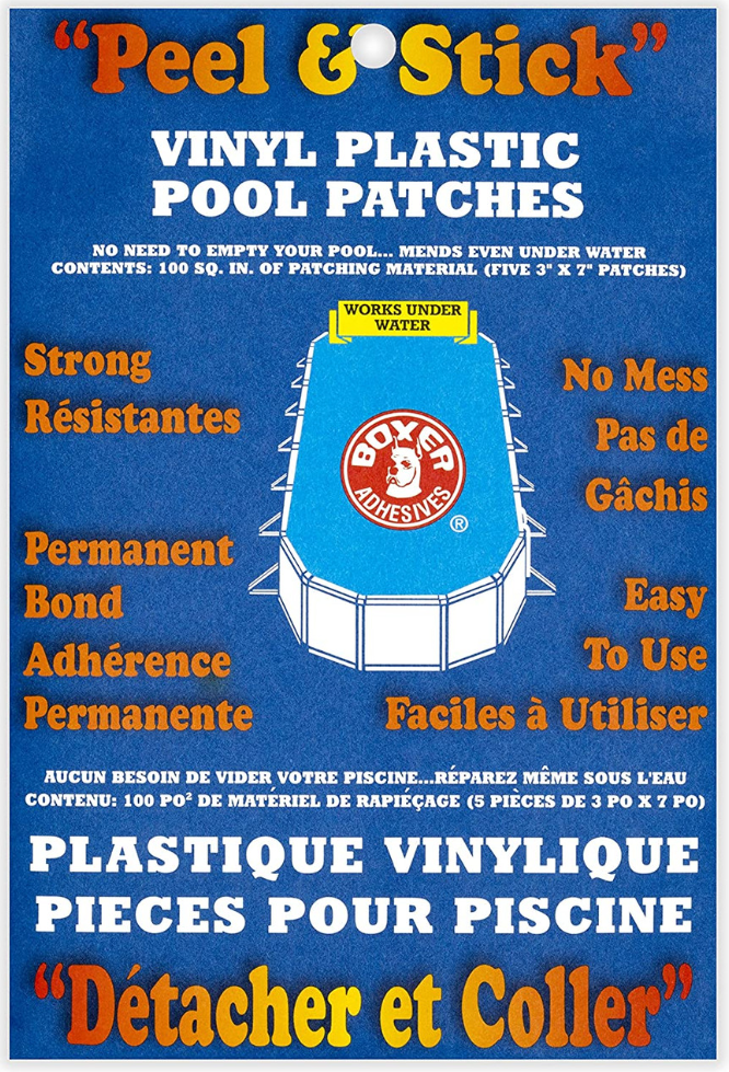Boxer Adhesives Vinyl Pool Patch | 10