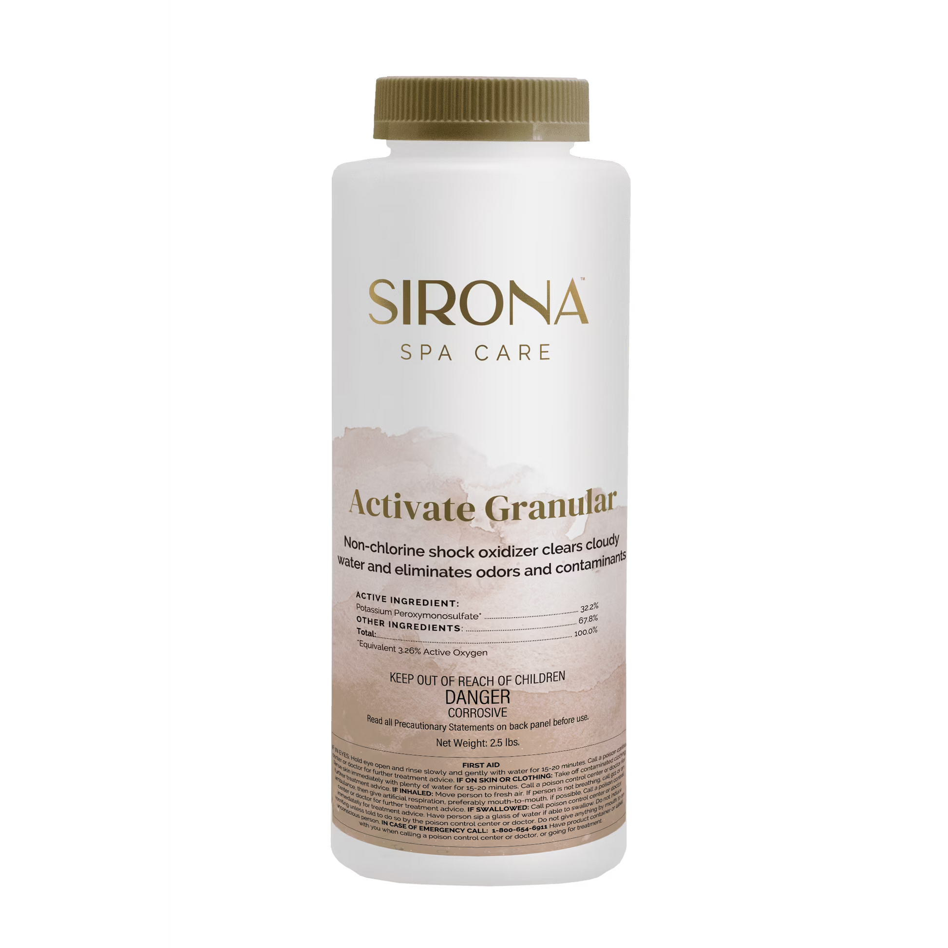Sirona Spa Care Activate Granular product on a white background