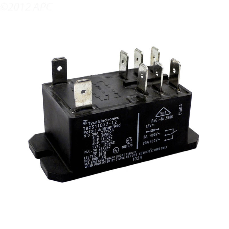 RELAY DPDT 30A 12VDC COIL