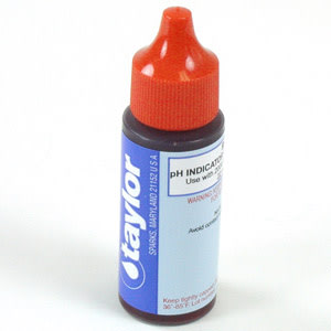 Taylor 2000 Series Ph Indicator Reagent, 3/4 oz, single unit,24/Pack | R-0004-A-24